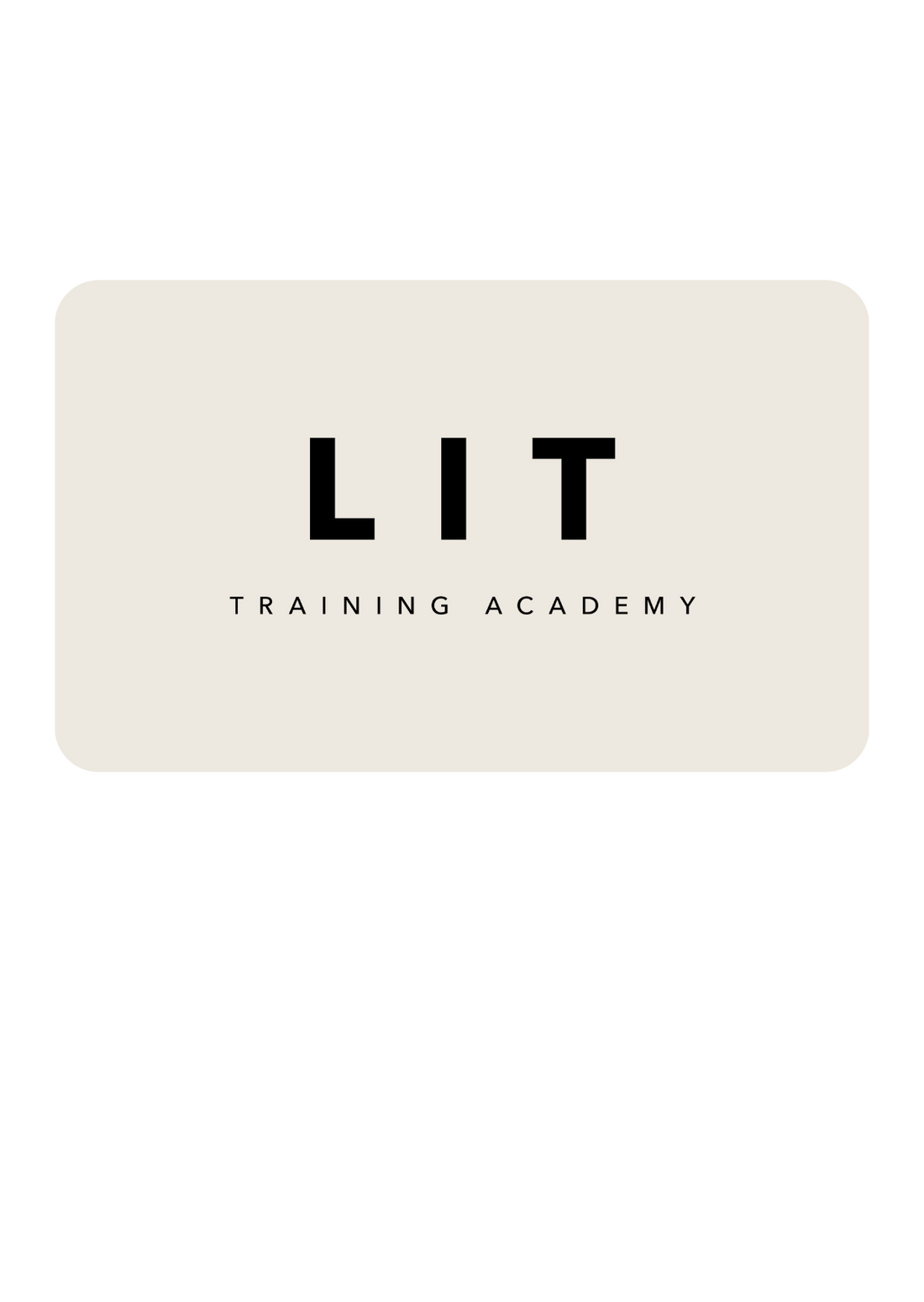 LIT Training Academy Gift Card